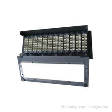 4U 19inch MPO Fiber Optic Patch Panel with 12pcs cassettes
